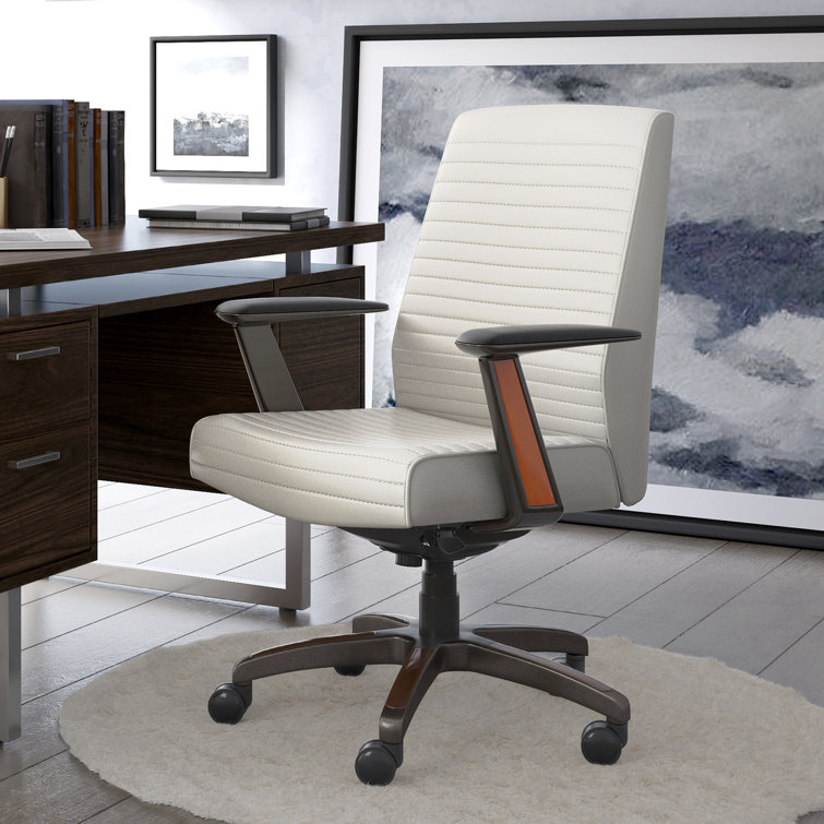 La Z Boy Emerson Modern Executive Ergonomic Office Chair with High Back and Lumbar Support